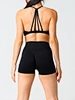 cross back sports bra